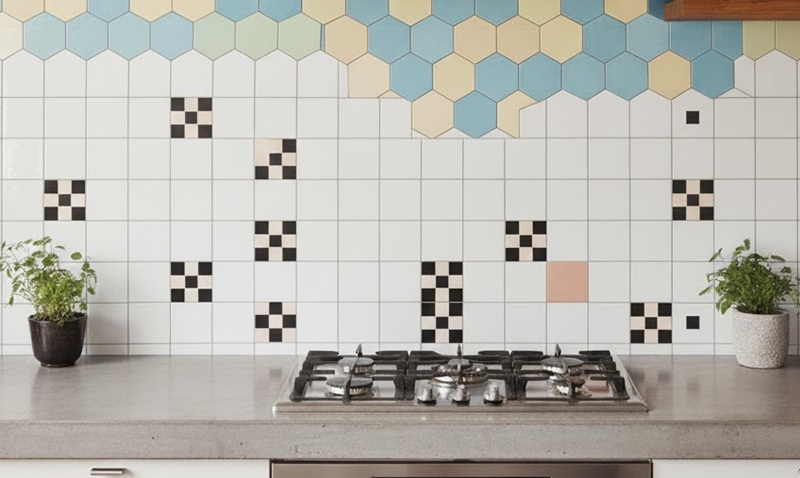 Jenis dan Motif Dinding Dapur Full Keramik Paling Estetik