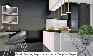 Desain Dinding Dapur Hitam untuk Tampilan Elegan Desain Dinding Dapur Hitam untuk Tampilan Elegan
