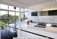 Dinding Dapur Kaca untuk Tampilan Ruang Masak Modern dan Terang